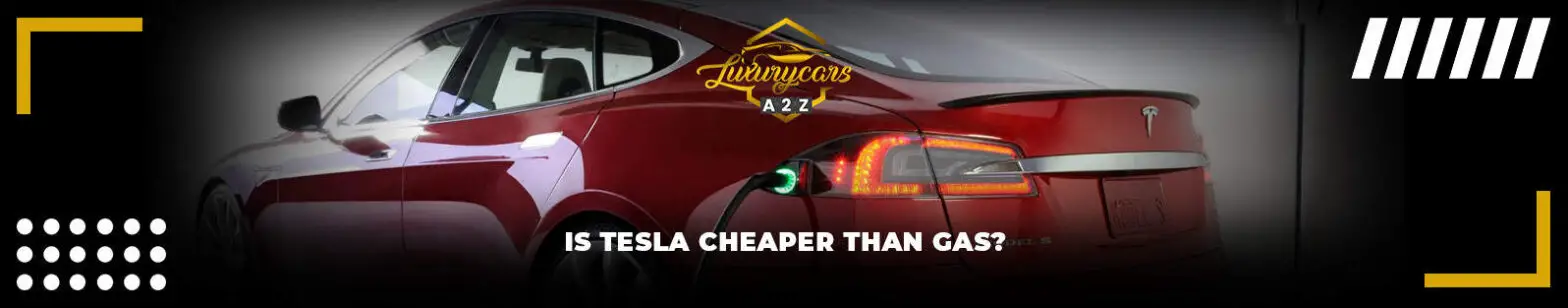 Is een Tesla goedkoper dan een auto op gas?