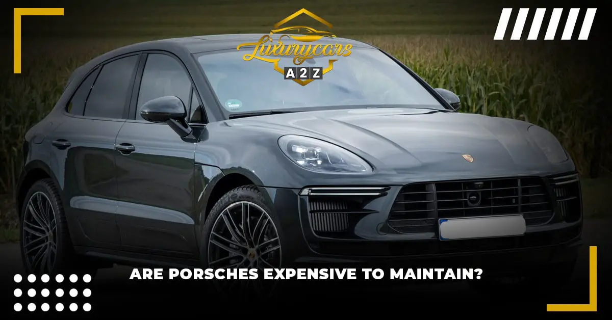 Zijn Porsches duur in onderhoud?