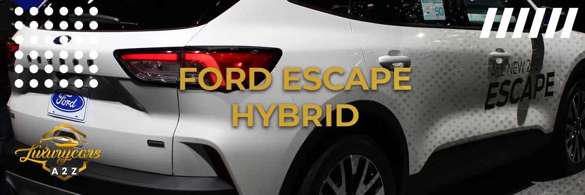 Ford Escape hybride problemen