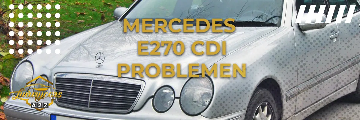 Mercedes E270 CDI problemen